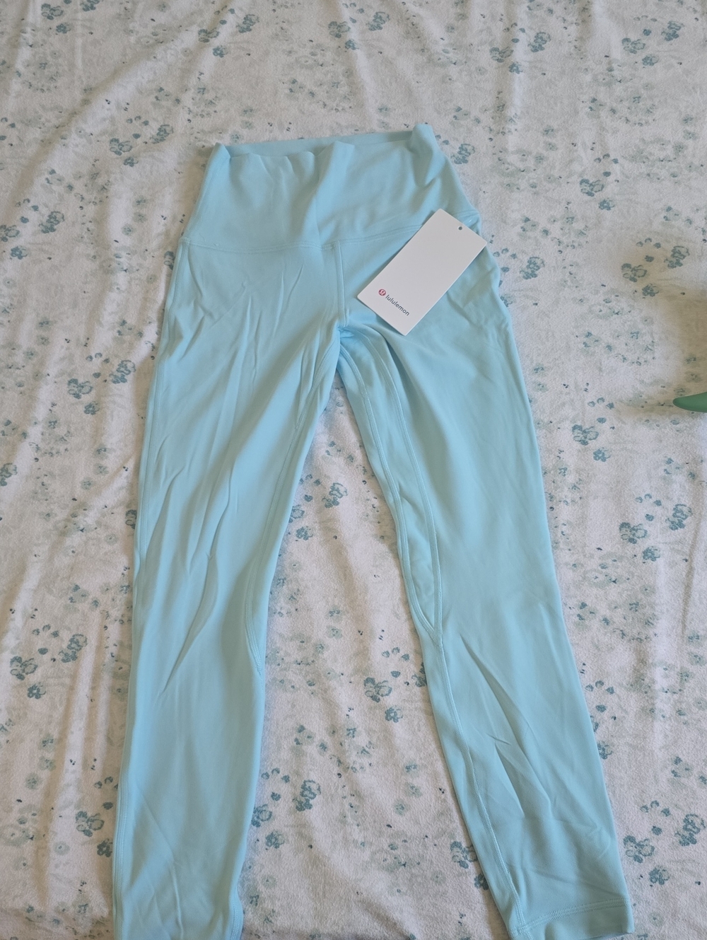 lululemon athletica Kids Aqua Blue Leggings